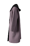 Woolen Hoodie Long Coat
