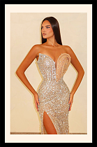 Strapless Evening Gown(20 weekdays are required for production.)