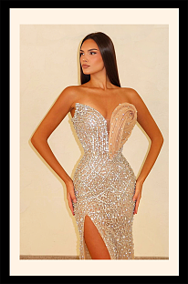 Strapless Evening Gown(20 weekdays are required for production.)