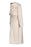 Fleecy Trench Coat
