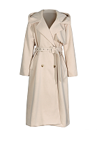 Fleecy Trench Coat