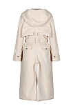Fleecy Trench Coat