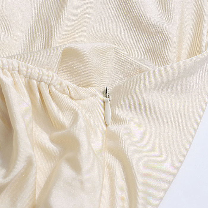 Halter Ruffles Long Dress