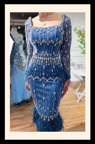 Square Neck Gown