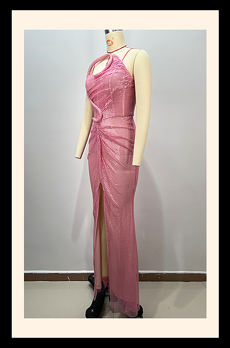 Front Split Evening Dress