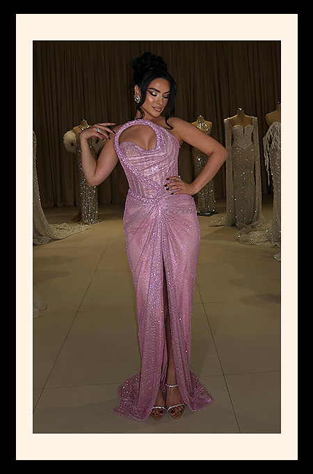 Front Split Evening Dress