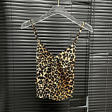Leopard Suit(tank, shorts, robe)