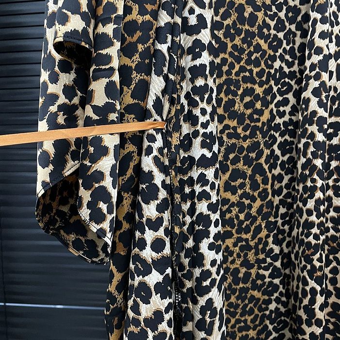 Leopard Suit(tank, shorts, robe)