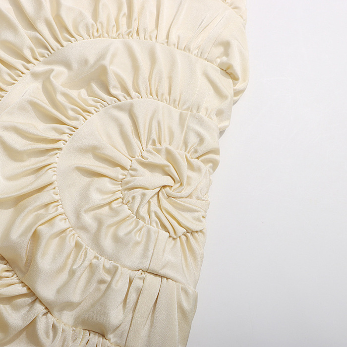 Halter Ruffles Long Dress