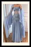 Off-shoulder Evening Gown