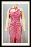 Front Split Evening Dress