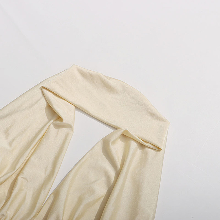 Halter Ruffles Long Dress