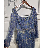 Square Neck Gown