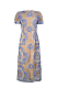 Rhinestone Patchwork  Midi Dress