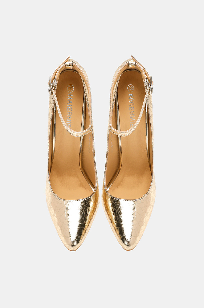 Copy Slingback Heels(gold)
