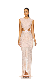Cut-out Long Dress