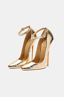 Copy Slingback Heels(gold)