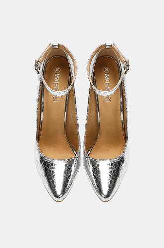 Slingback Heels(silver)