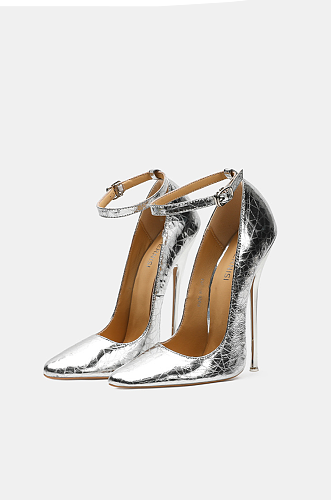 Slingback Heels(silver)