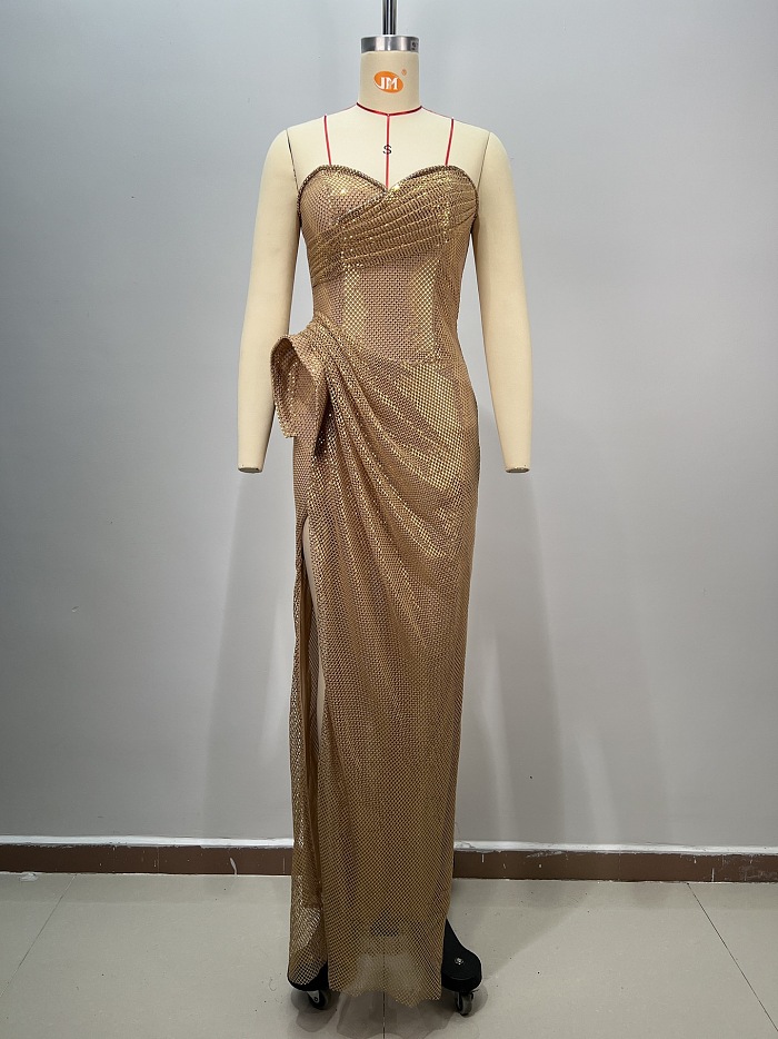 Golden Sequins Gown