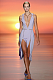 Plunging Neck Zipped Dress