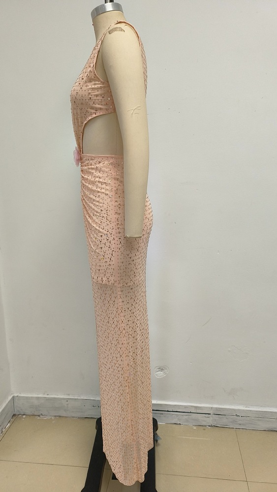 Cut-out Long Dress