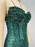 Sequins & Stone Off-shoulder Gown