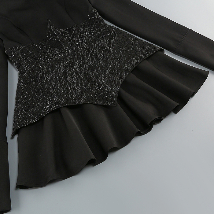 Sequins Pleated Mini Dress