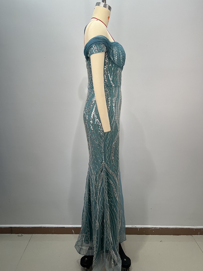 Sequins Evening Dress