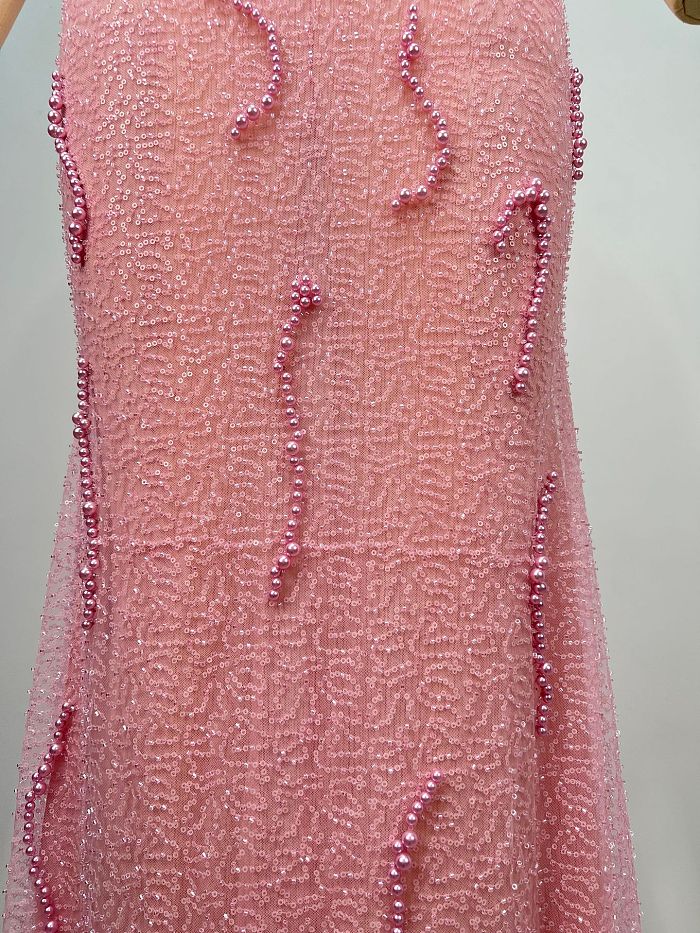 Beaded Cami Evening Dress