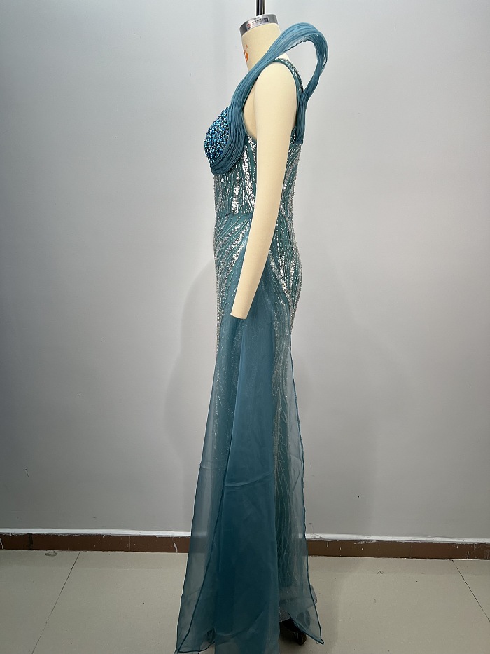 Sequins Evening Dress