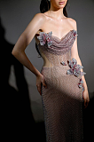 Cut-out Slim Fit Gown