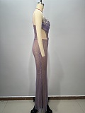 Cut-out Slim Fit Gown