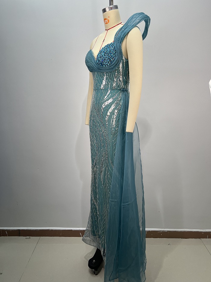 Sequins Evening Dress