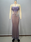 Cut-out Slim Fit Gown