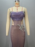 Cut-out Slim Fit Gown