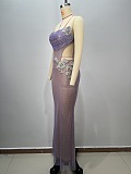 Cut-out Slim Fit Gown