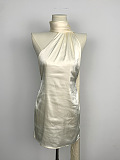 Satin Mini Dress