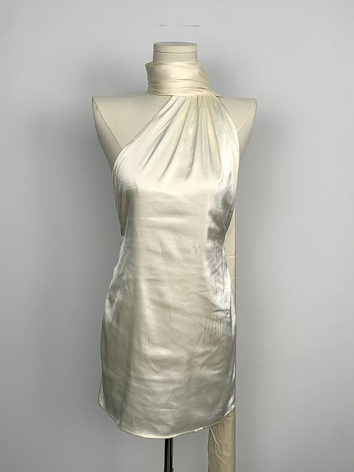 Satin Mini Dress