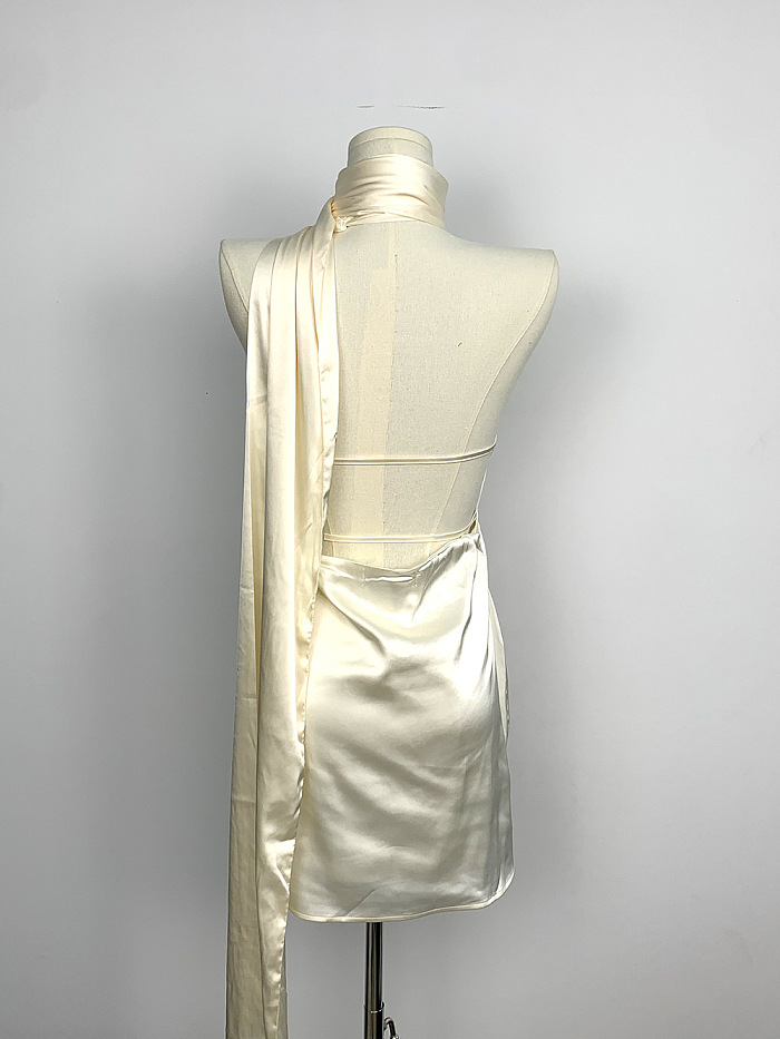 Satin Mini Dress