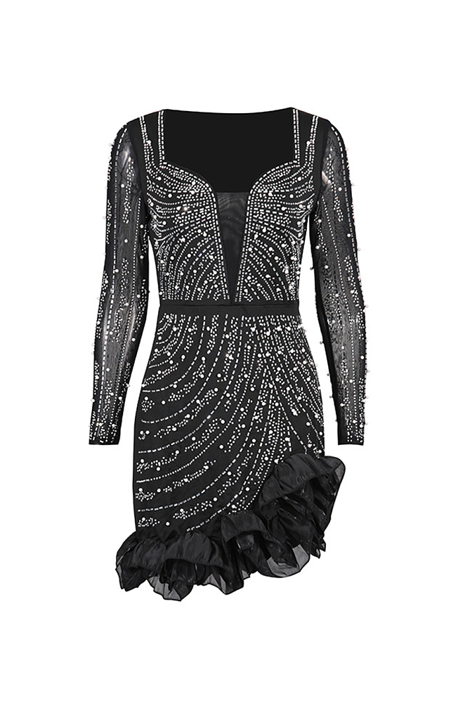 Beaded Mini Dress