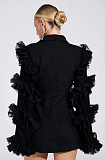 Fringes Sleeve Blazer Dress