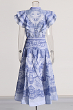 Bohemian Style Skirt Set