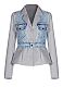 Denim Patchwork Blazer