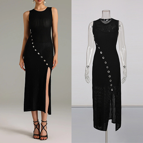 Side Split Midi Dress