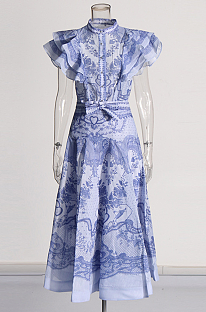 Bohemian Style Skirt Set