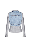 Denim Patchwork Blazer