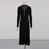 Slim-fit Knit Midi Dress