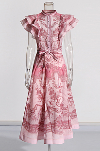 Bohemian Style Skirt Set