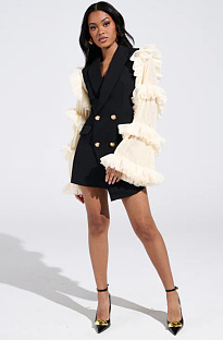 Fringes Sleeve Blazer Dress